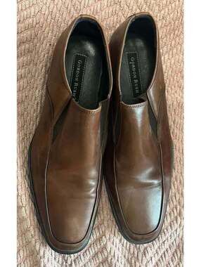 Gordon Rush Adrian Brown Leather Loafers